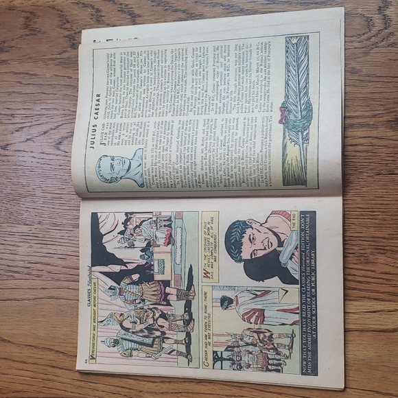Vintage 50s Classics Illustrated No. 130 Caesar's Conquests Julius Caesar Comic - Picture 13 of 16